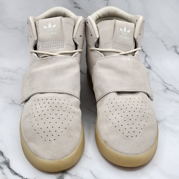 Adidas - Tubular Invader Strap Sneakers - Beige - US 7½ - Picture 7 of 16